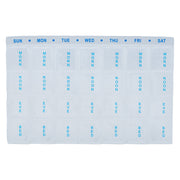 Medisure 28 Compartment Weekly Pill Organiser with Tray