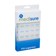 Medisure 28 Compartment Weekly Pill Organiser with Tray