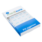 Medisure 28 Compartment Weekly Pill Organiser with Tray