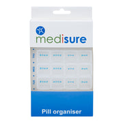 Medisure 28 Compartment Weekly Pill Organiser with Tray