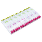Medisure AM-PM Flip Up Push Button Pill Box