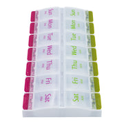Medisure AM-PM Flip Up Push Button Pill Box