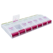 Medisure AM-PM Flip Up Push Button Pill Box