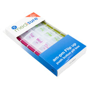 Medisure AM-PM Flip Up Push Button Pill Box
