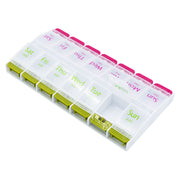 Medisure AM-PM Flip Up Push Button Pill Box