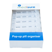Medisure 28 Compartment Pop Up Weekly Pill Organiser - IndustraCare