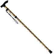 Medisure Foldable Metal Walking Stick - Animal Print - IndustraCare