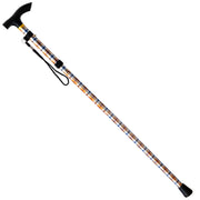 Medisure Foldable Metal Walking Stick - Tartan - IndustraCare