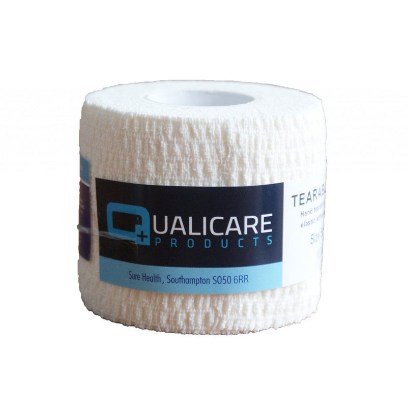 Qualicare Tearable Elastic Adhesive Bandage 5cm x 4.5m - IndustraCare