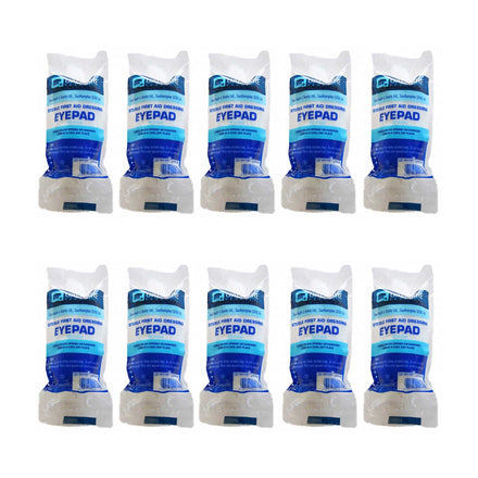 Qualicare Eye Pad Dressing - Flow Wrapped - 10 Pack