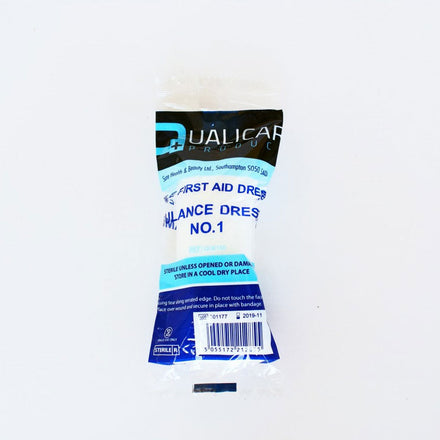Qualicare No. 2 Sterile Ambulance Dressing 20cm x 15cm - Pack of 10