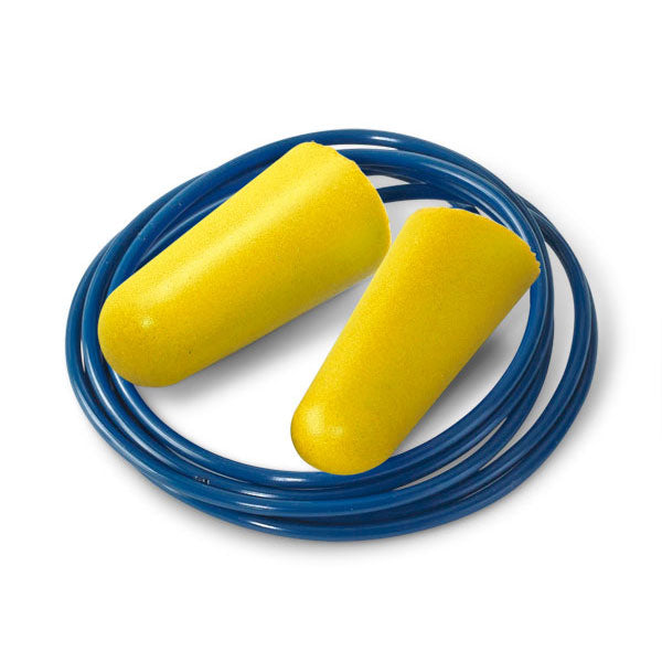 QED 301 Disposable SNR 39dB Corded Foam Earplugs - 200 Pairs