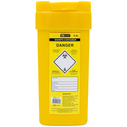 Qualicare 0.6 Litre Sharps Bin