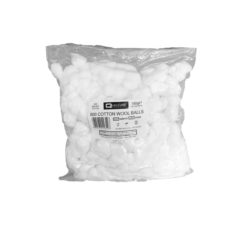 Qualicare Cotton Wool Balls - Pack of 500 - IndustraCare
