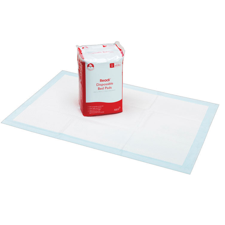 Readi Disposable Bed Pads 60 x 90cm 1700ml Absorption - Pack of 25