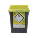 Sharpsafe 5L Recycled Plastic Sharps Bin UK Yellow Lid - IndustraCare