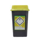 Sharpsafe 7L Wide Recycled Plastic Sharps Bin UK Yellow Lid - IndustraCare