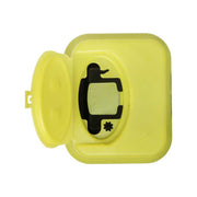 Sharpsafe 7L Wide Recycled Plastic Sharps Bin UK Yellow Lid - IndustraCare