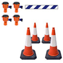 Skipper 36m Retractable Barrier Standard Traffic Cone and Topper Kit - IndustraCare