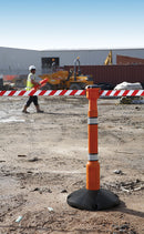 Skipper 27m Retractable Safety Post and Base Barrier Kit - IndustraCare