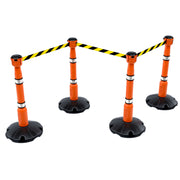 Skipper 27m Retractable Safety Post and Base Barrier Kit - IndustraCare