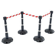 Skipper 27m Retractable Safety Post and Base Barrier Kit - IndustraCare
