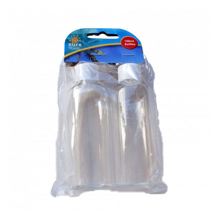 Sure Travel 2 x 100ml Travel Bottle Set