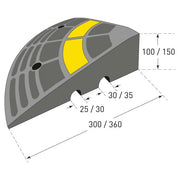 Traffic-Line Heavy Duty Kerb Ramp - IndustraCare