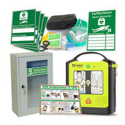 Vivest Power Beat X1 Semi-Automatic Defibrillator Indoor Cabinet Bundle - IndustraCare
