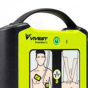 Vivest Power Beat X1 Semi-Automatic Defibrillator Indoor Cabinet Bundle - IndustraCare