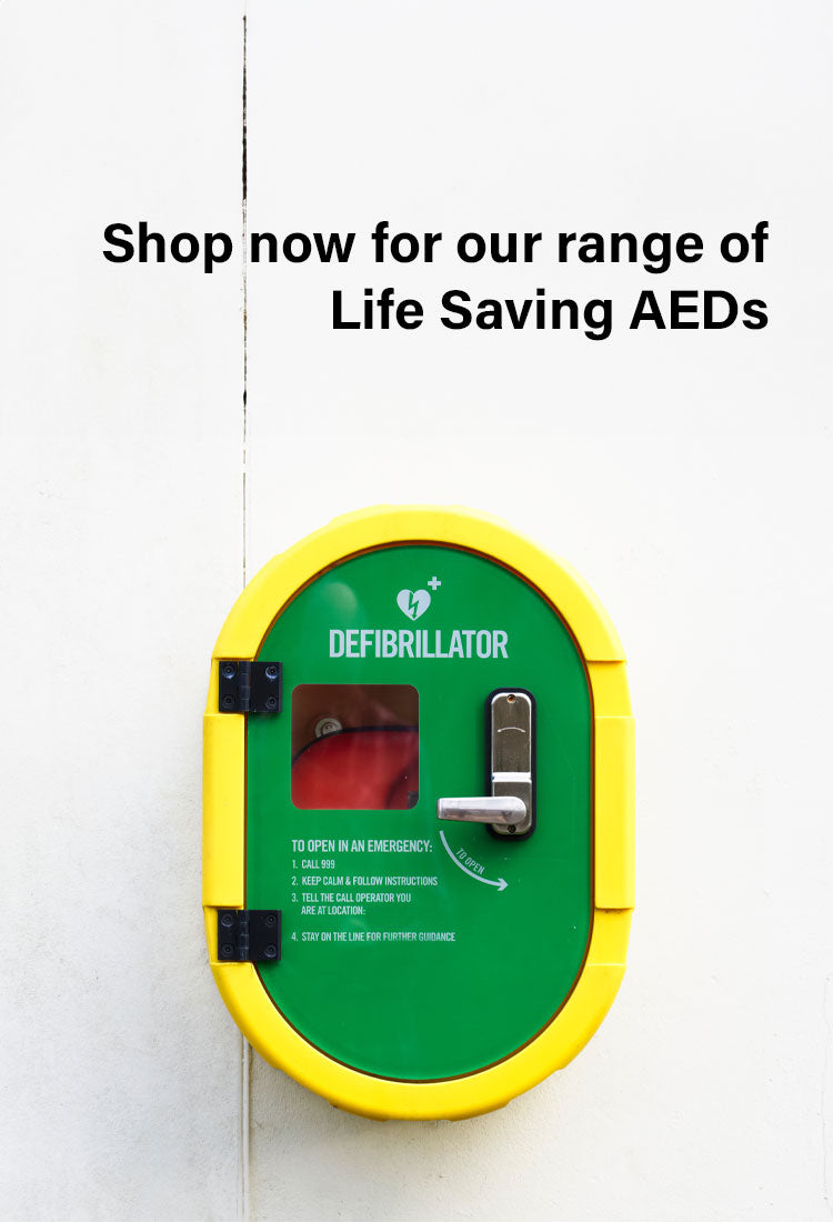 Shop now for our range of Life Saving AEDs