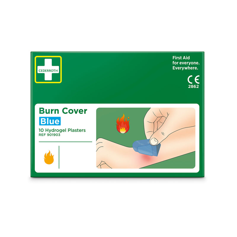 Cederroth Hydrogel Burn Cover Plasters - Pack of 10