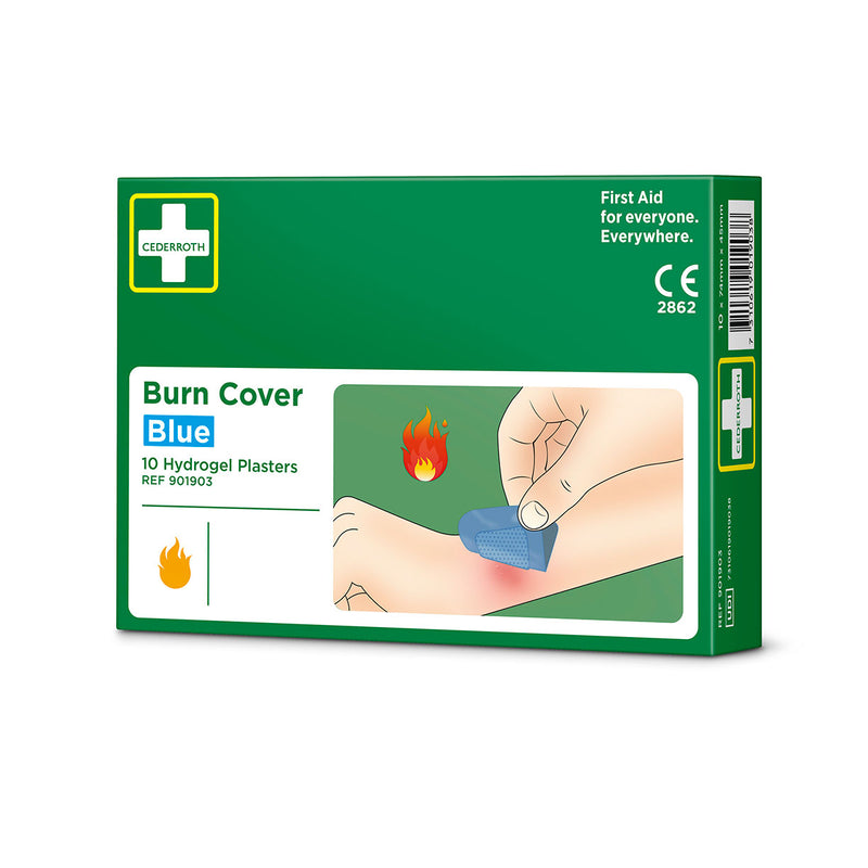 Cederroth Hydrogel Burn Cover Plasters - Pack of 10