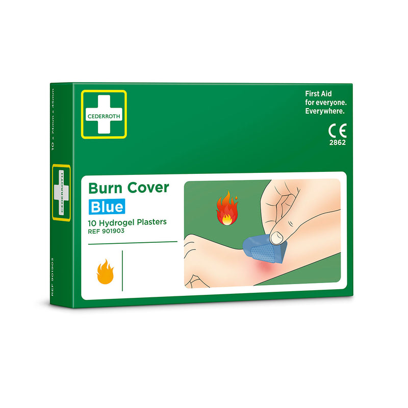 Cederroth Hydrogel Burn Cover Plasters - Pack of 10