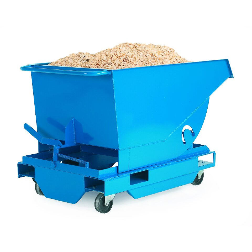 Skip Heavy Machine GPC Industries Heavy Duty Tilting Skip with Optional Mesh Cage ...