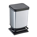 GPC Industries Premium Pedal Bin - Metal Effect - IndustraCare