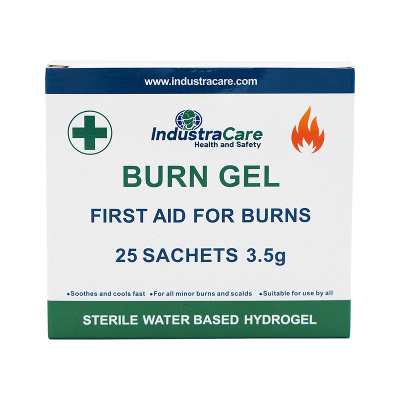 IndustraCare Burns Gel Sachets 3.5g - Box of 25