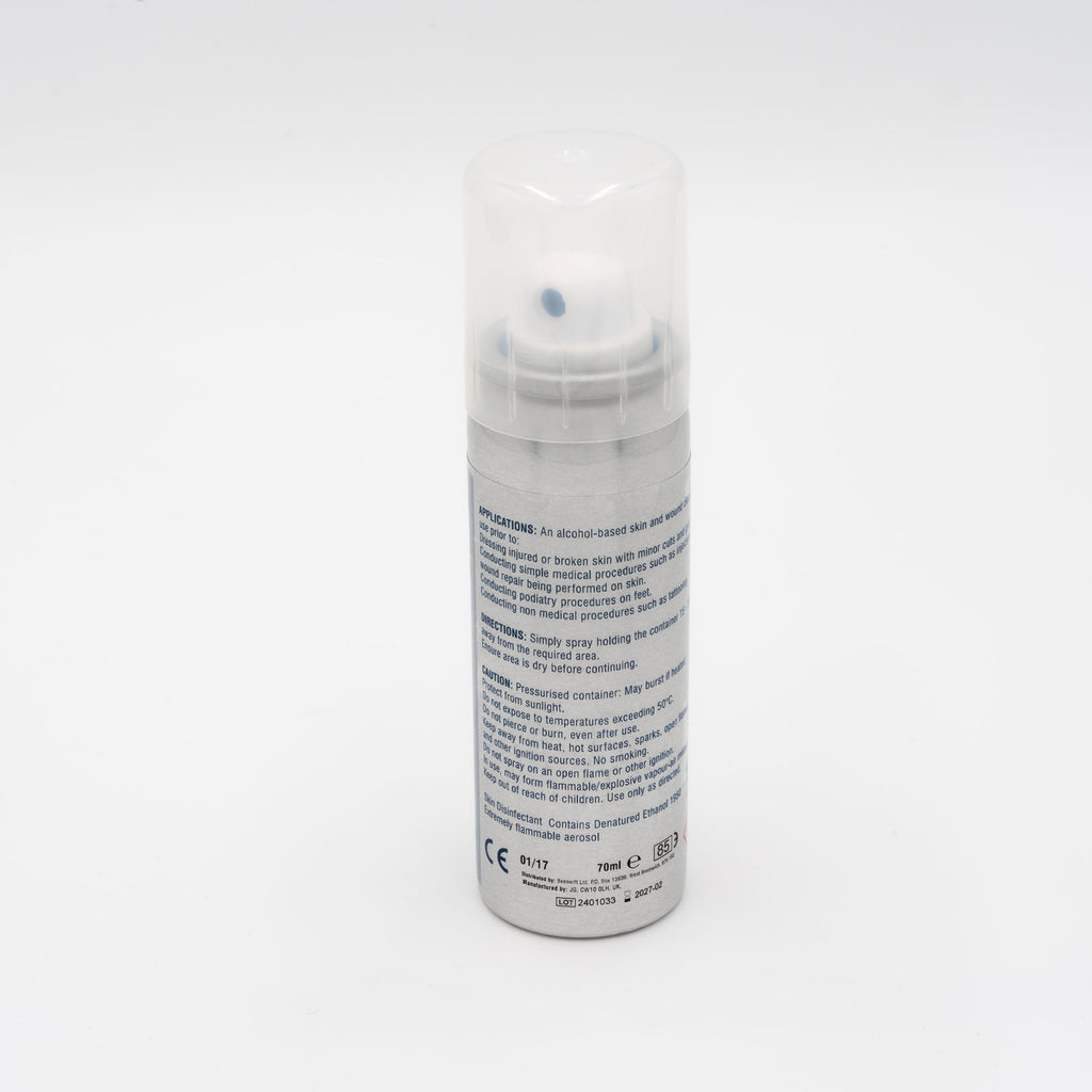 IndustraCare 70ml Spray Wound Cleanser - Clean & Disinfect Minor Wounds - IndustraCare