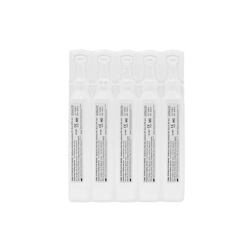 IndustraCare Sterile Eyewash pods 20ml - Pack of 25