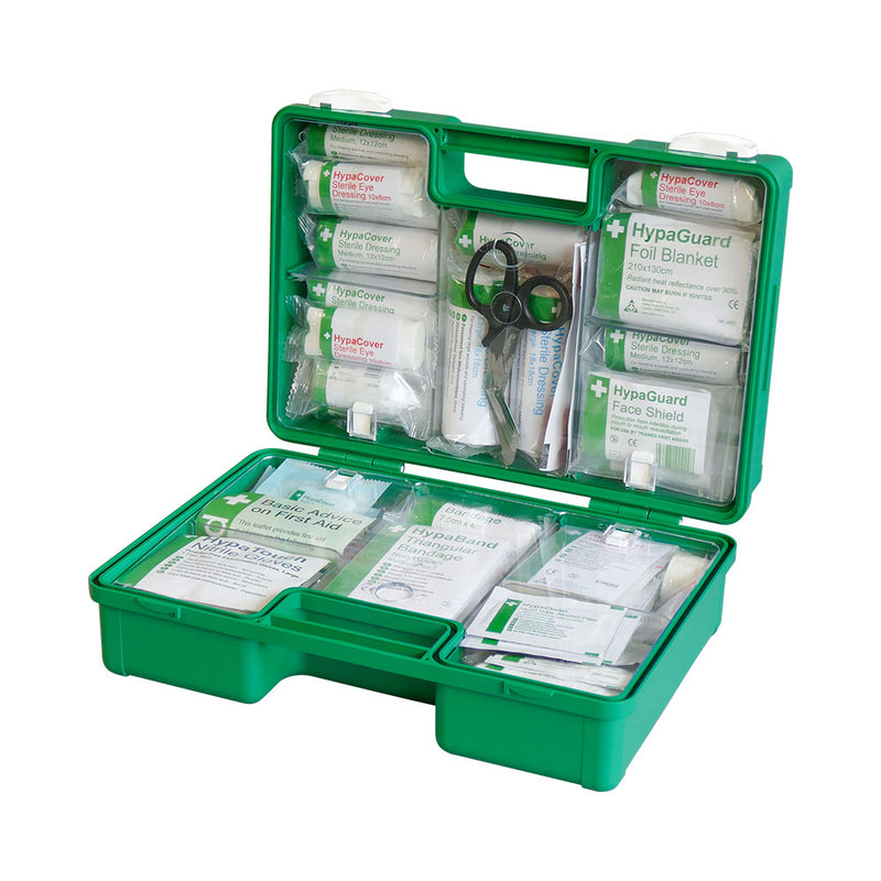 British Standard Compliant DELUXE Workplace First Aid Kit 21-50 Person (Large) - IndustraCare