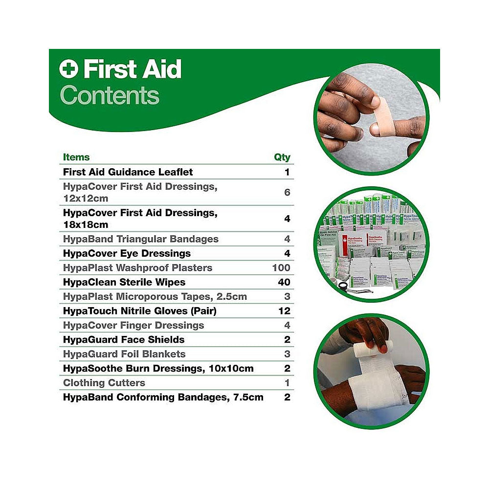 British Standard Compliant DELUXE Workplace First Aid Kit 21-50 Person ...