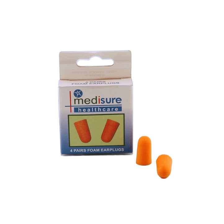 Medisure Foam Ear Plugs - Pack of 4 Pairs