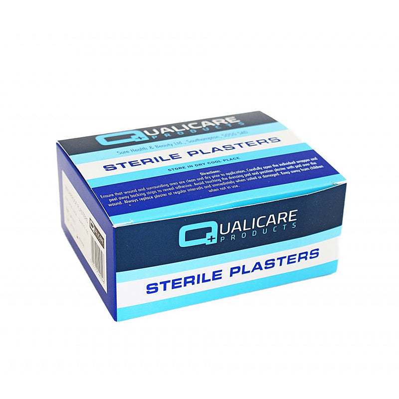 Qualicare Fabric Fingertip Plasters 7.6cm x 4.5cm - Box of 50