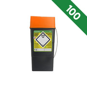 Sharpsafe 5th Gen Sharps Bin 0.6 Litre Orange Lid - Bulk Case of 100 - IndustraCare
