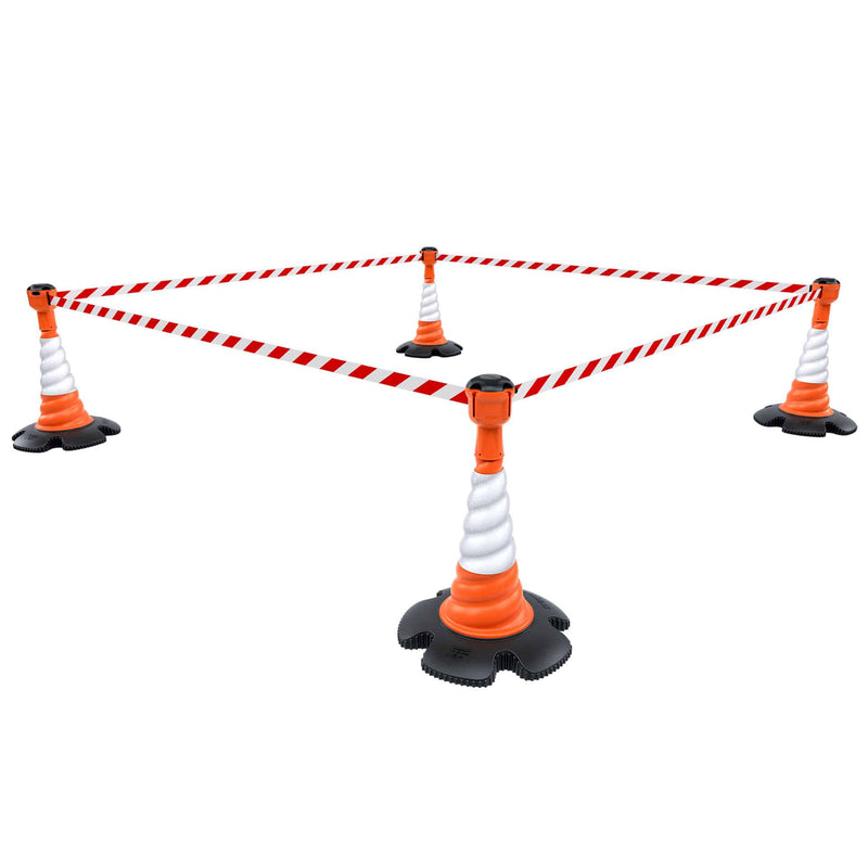 Skipper Traffic Cone Unicart Kit includes 6 x Skipper Twist Cones, 6 Skippers and 1 Accessory Pack