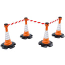 Skipper Traffic Cone Unicart Kit includes 6 x Skipper Twist Cones, 6 Skippers and 1 Accessory Pack - IndustraCare