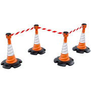 Skipper Traffic Cone Unicart Kit includes 6 x Skipper Twist Cones, 6 Skippers and 1 Accessory Pack - IndustraCare