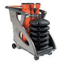 Skipper Orange Unicart Kit includes 6 Skippers & 6 Posts with Bases - IndustraCare