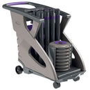 Skipper Traffic Purple Unicart Kit includes 8 x Skipper Q Posts and 8 x Bases - IndustraCare