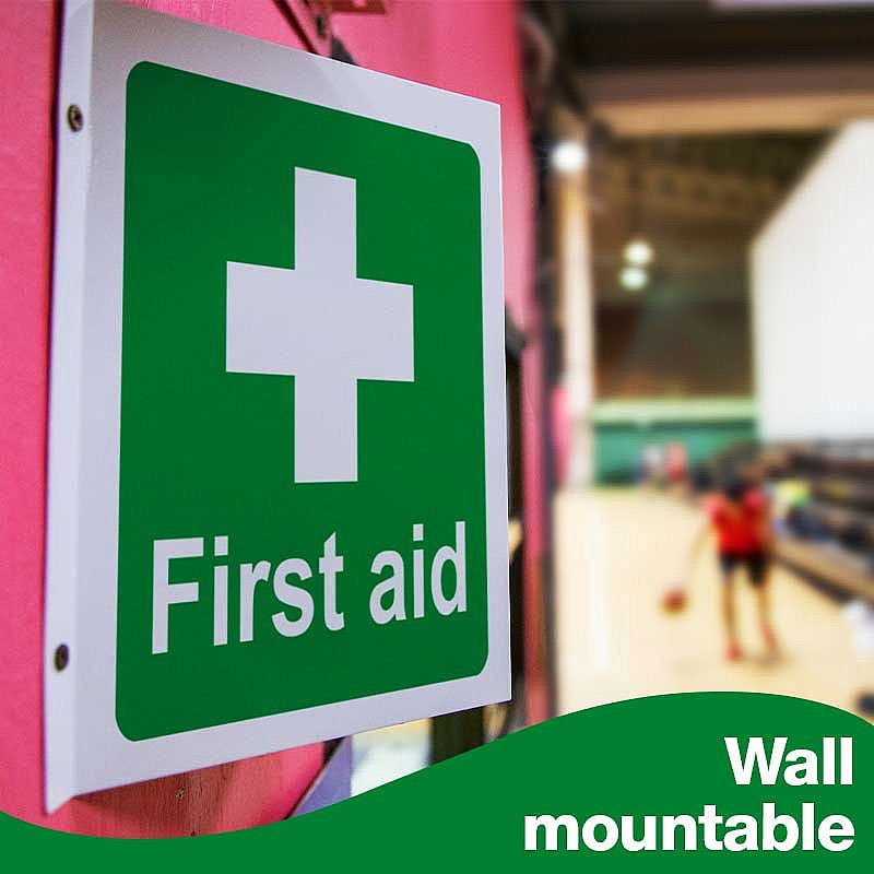 First Aid 3D Projecting Sign 43x20cm